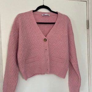 Zara pink sweater
